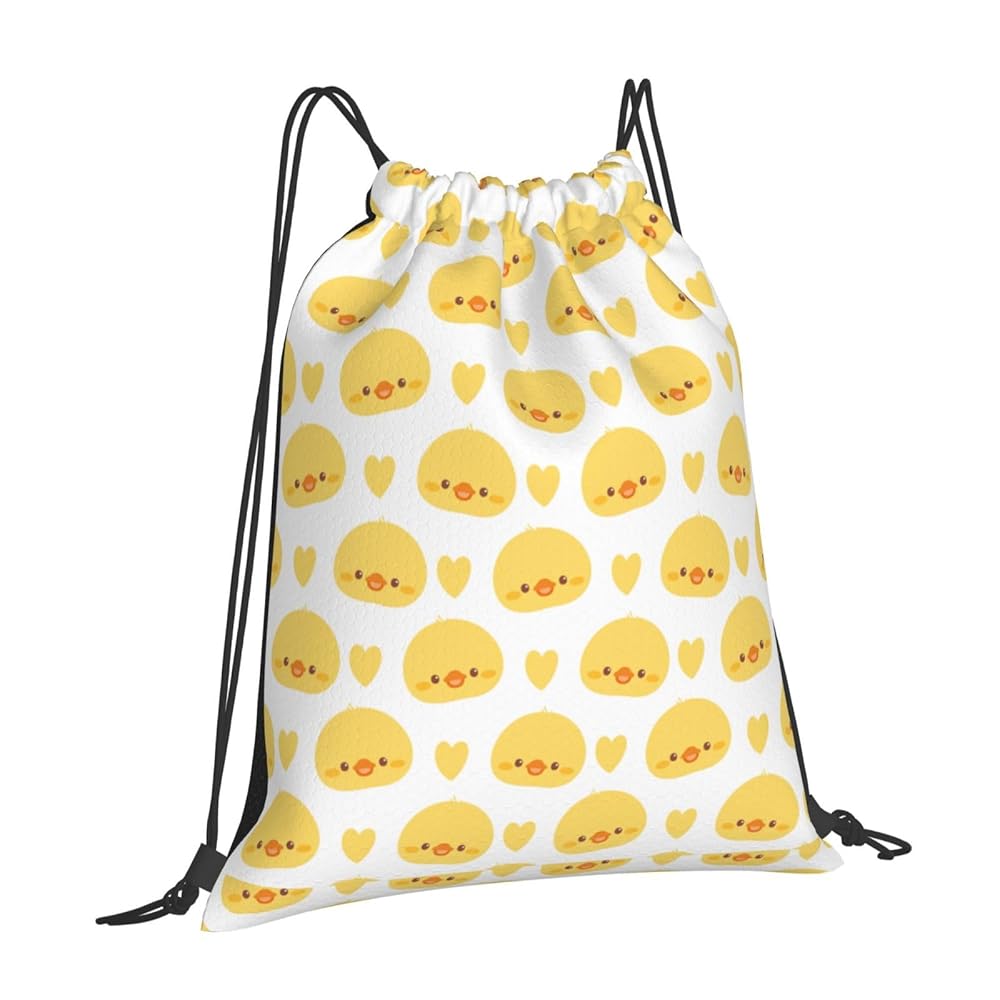 Amazon.co.jp: [ZQYFAIQI] イエロー ひよこ ヒヨコ ナップサック